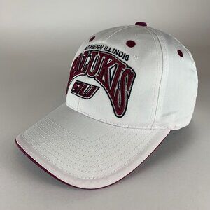 Southern Illinois Salukis NCAA Vintage White Top of the World Strapback Hat